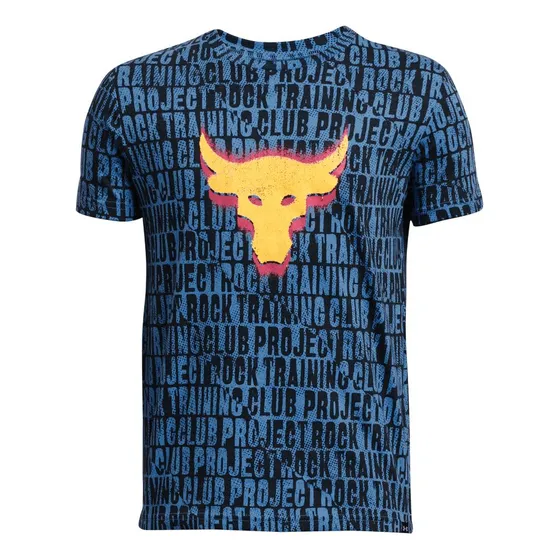 Camiseta Niño Under Armour Pjt Rck B Ss Bb Pt Azul