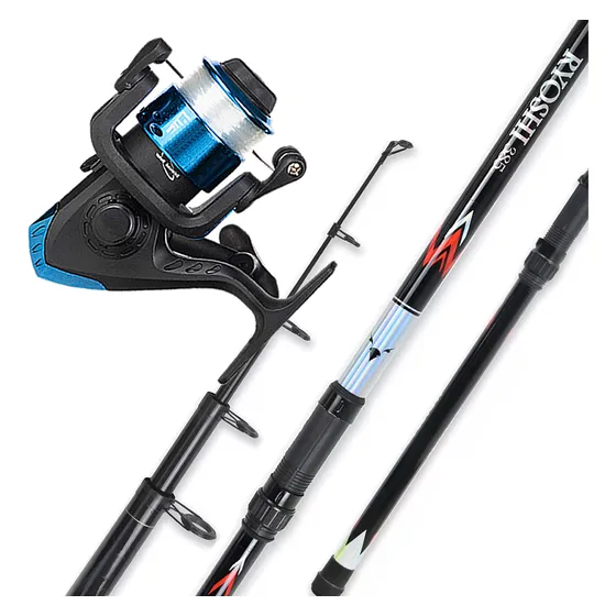 Combo Pesca Albatros Pejerrey Caña 4 Mts + Reel 3 Rulemanes