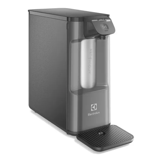 Purificador De Água Electrolux – Gelada, Fria E Natural com Painel Touch Cinza (PE12G) – Bivolt