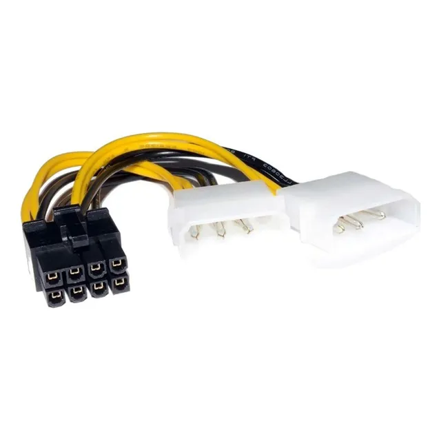 Cable de alimentación Pci-e 8 a Dual 4 Pin Marca Genérica