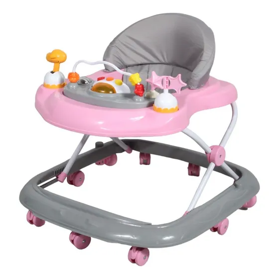 Andador Speedy Bebesit 8 Ruedas Plegable Color Rosa chicle