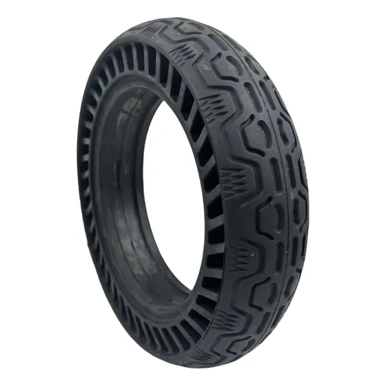 Cubierta Maciza Para Monopatin Electrico Solida 10x2.50-6.5 Negro