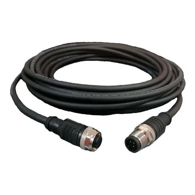 Conector M12 5p Recto Hembra A M12 5p Recto Macho 6m 