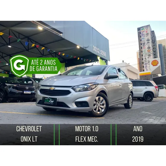 Chevrolet Onix Hatch Lt 1.0 8v Flexpower 5p Mec. 2019 Prata