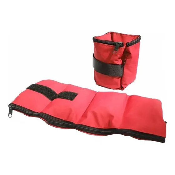 Tobilleras Par 2 Kilos Con Peso Regulable Pesas Abrojo Ce
