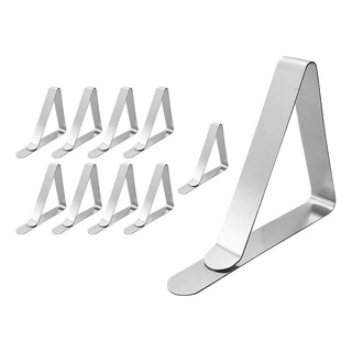 * 10 Clips De Acero Inoxidable Para Manteles, * 10 Clips De Acero Inoxidable Para Manteles,