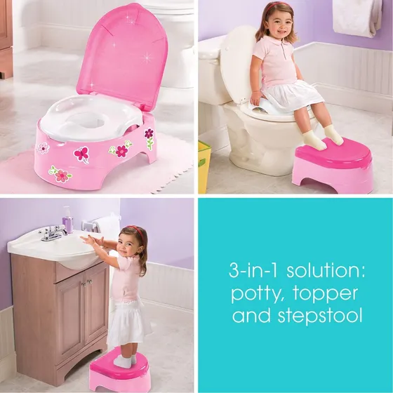 Basinilla 3en 1 Para Niñas/ Infantil/ Fácil Limpieza/ Baño 