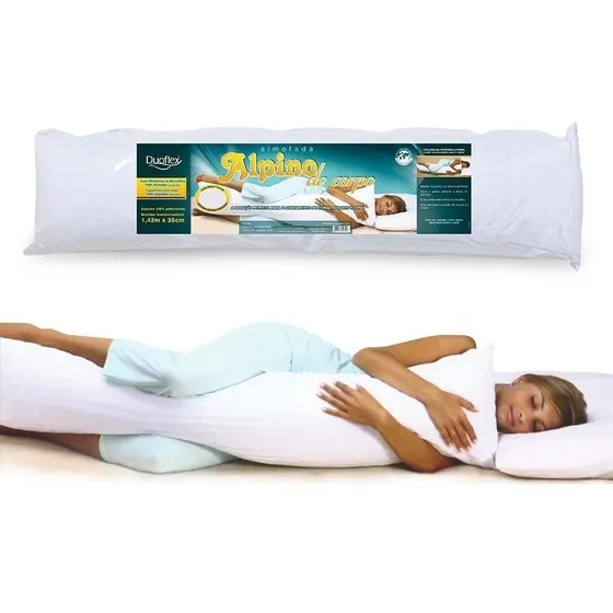 Almohada Espuma De Cuerpo O 2 Plazas 142 Cm Largo