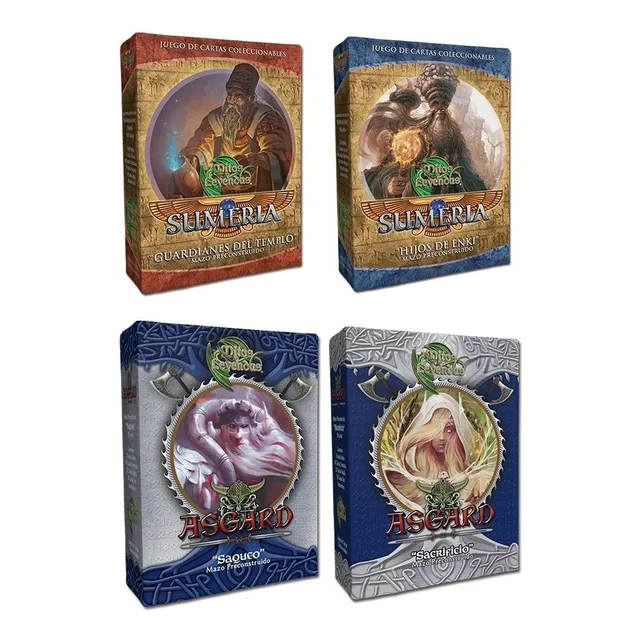 Pack De 4 Mazos: Asgard Y Sumeria + Set Promos