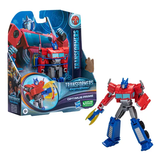 Figura de acción Earthspark Optimus Prime de Transformers