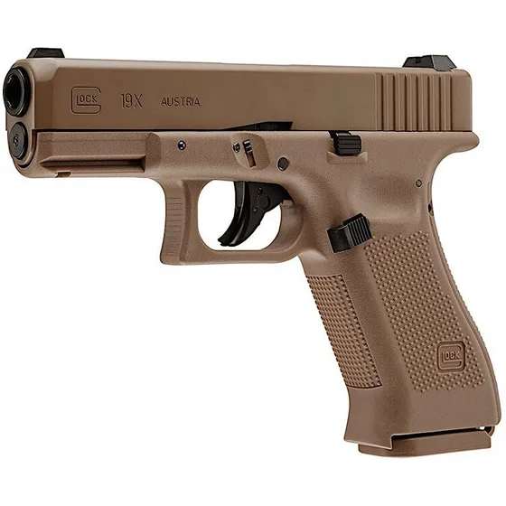 Pistola Glock 19x Coyote Blowback Co2 4,5mm Umarex - Palermo