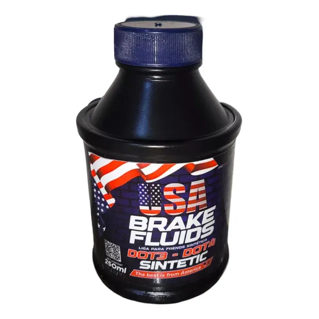 Liga De Frenos Dot-3 Dot-4 Sintética 250ml