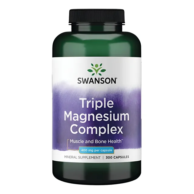 Triple De Magnesio Citrato, Óxido Y Aspartato 400mg 300 Caps