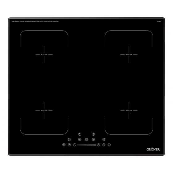 Encimera Inducción Gröner Black Flex 4q