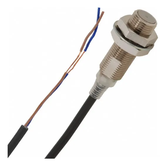 Sensor Inductivo M12 2mm Omron E2e-x2y1 2m 24-240vac 2 Hilos