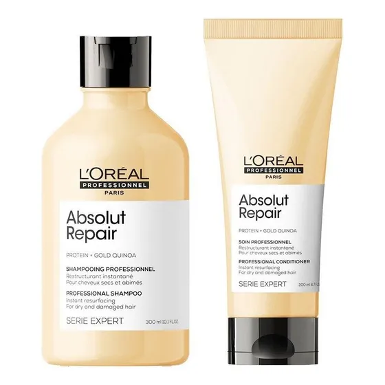 Pack Absolut Repair Loreal Shampoo 300ml Y Acondicionador 20