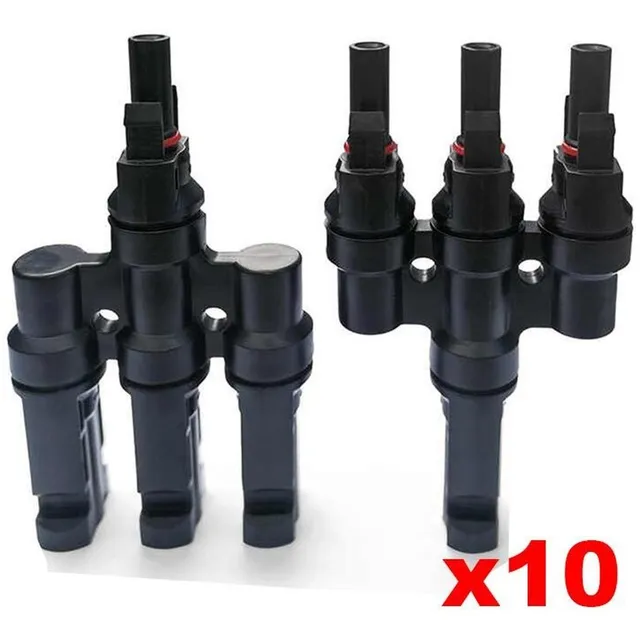 Enchufe Para Panel Solares, Mxste- 003, Mc4, 3t, 10pares, Ma