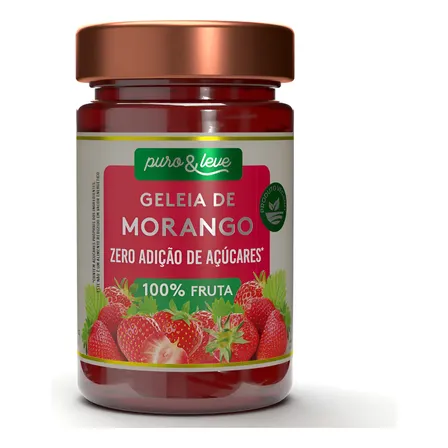 Geleia Frutas Vermelhas 230g Puro E Leve Vidro