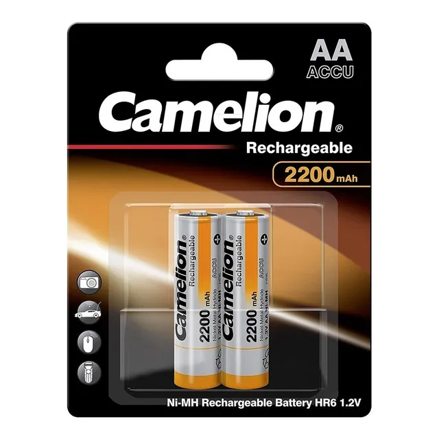 Pilas Recarables Aa De 2200mah Camelion