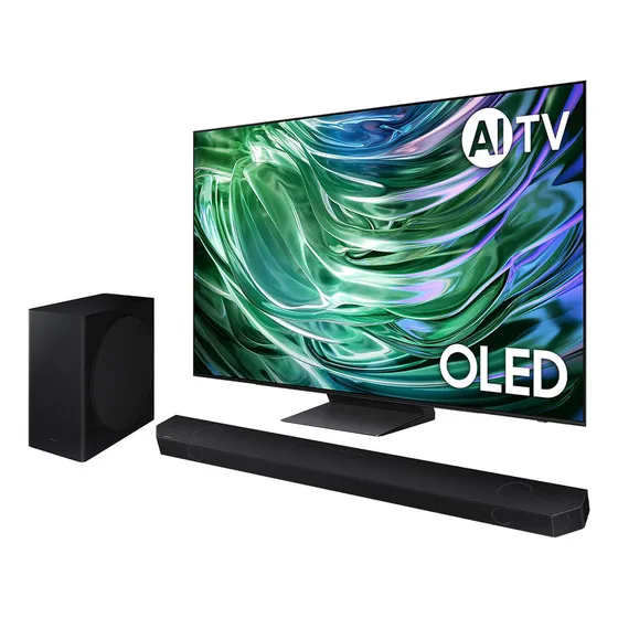Combo Ai Big Tv 77 Oled 4k 77s90d 2024 + Soundbar Hw-q800d