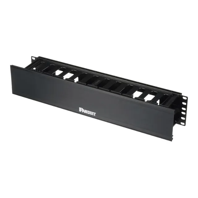 Organizador De Cables Horizontal Patchlink Rack 19in Panduit Color Negro
