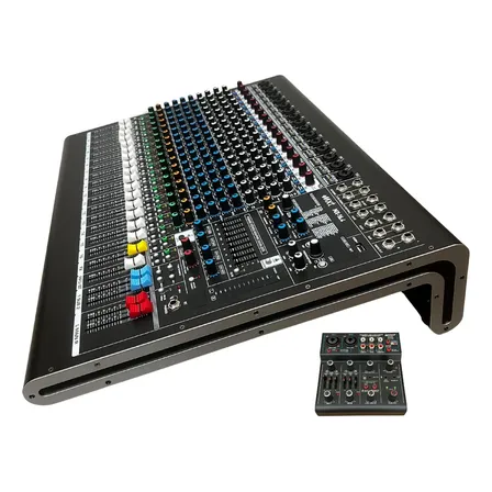 Mesa Som 16 Canais 4 Auxiliares Saídas Xlr Canon Mxt Brinde 127/220v