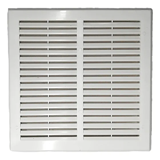 Rejilla Plástica Ventilación Baño 15x15 Unidad