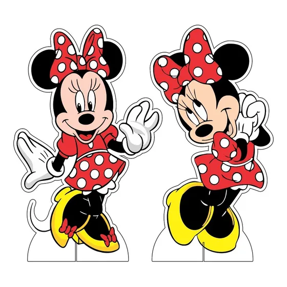 Kit Display De Chão Festa Infantil Minnie Vermelha