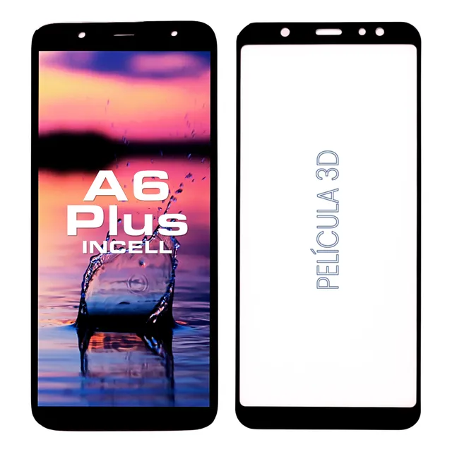 Frontal Display Touch Compatível Samsung A6 Plus + Película