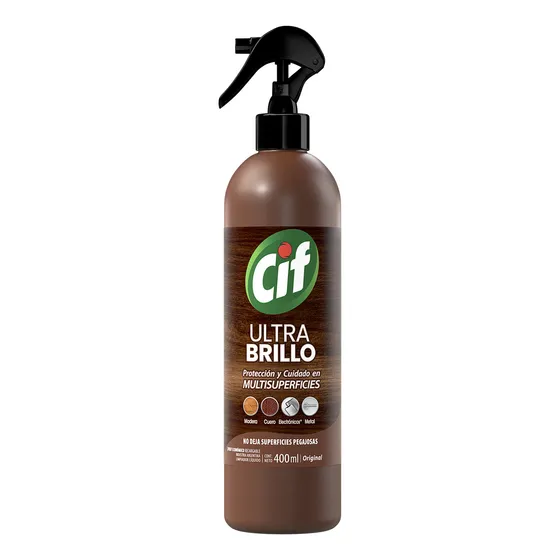 Limpiador Multisuperficies Ultra Brillo Cif Gatillo 400 Ml.