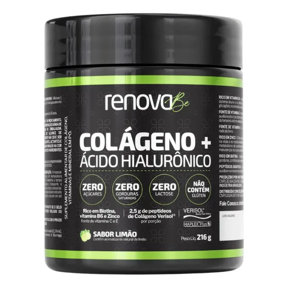 Colágeno Renova Be Verisol + Ácido Hialurônico Com Biotina