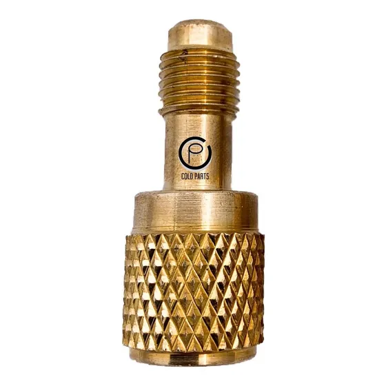 Adaptador Minisplit Clima Gas R410 1/4m A 5/16h