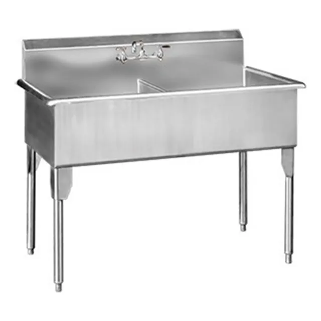 Fregadero 2 Poncheras Industrial Acero F2p13070/18 Refrinox