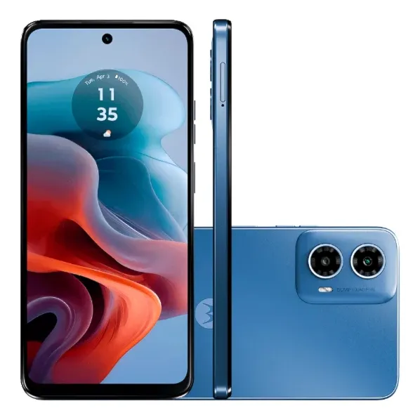 Smartphone Motorola Moto g34 5G - 128GB 8GB (4GB RAM+4GB Ram Boost) AI Camera 50MP NFC - Azul