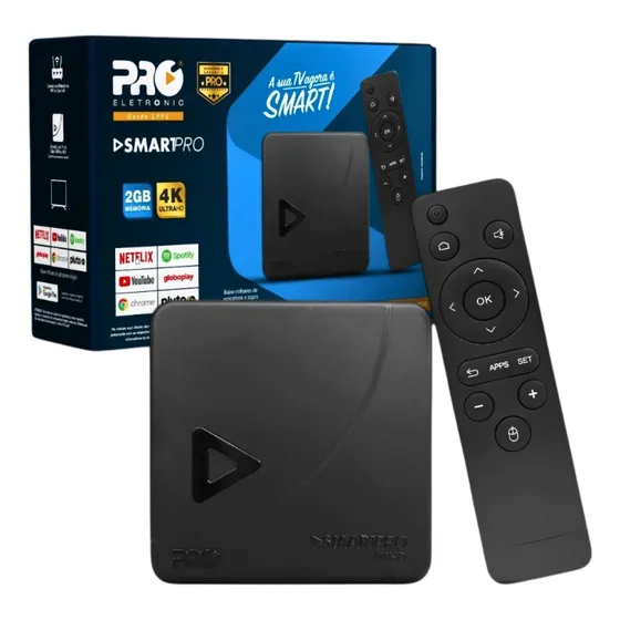 Smart Tv Box Android Smartpro Full 4k 2gb Ram - Proeletronic