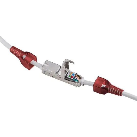 Adaptador Red Rj45 Cat 6 1x Lsa Gris Rojo