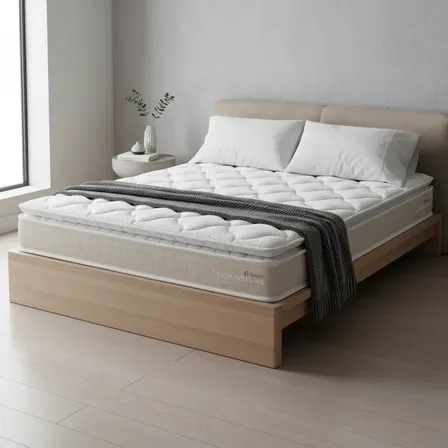 Colchão De Espuma D45 Pillow Top Domo Casal