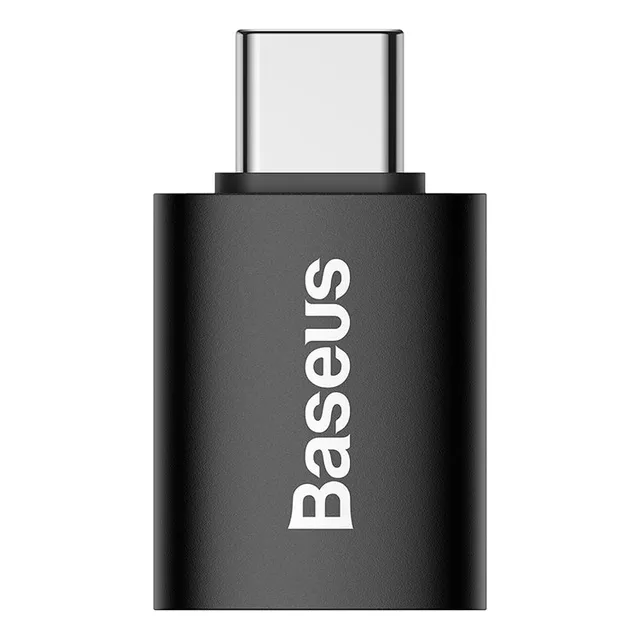 Adaptador Baseus Mini Otg 10gbps  Tipo C A Usb 3.1  Negro