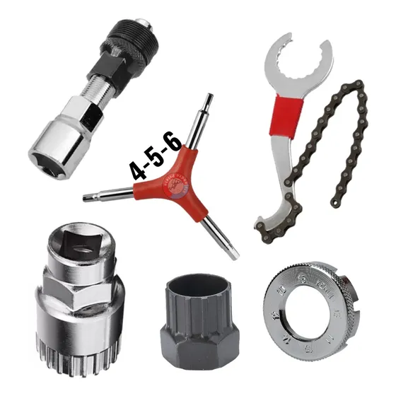Set De Herramientas Para Mantenimiento De Bicicleta 6 Piezas