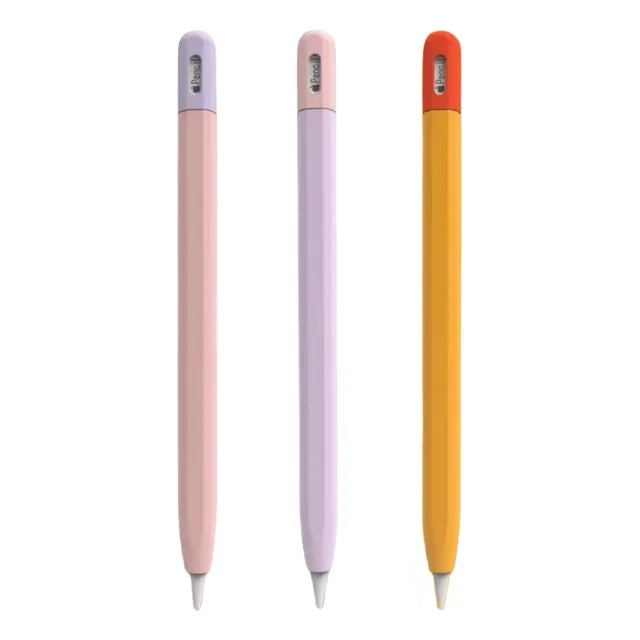 Fundas De Silicona Para Apple Pencil Usb-c Generación 3pcs