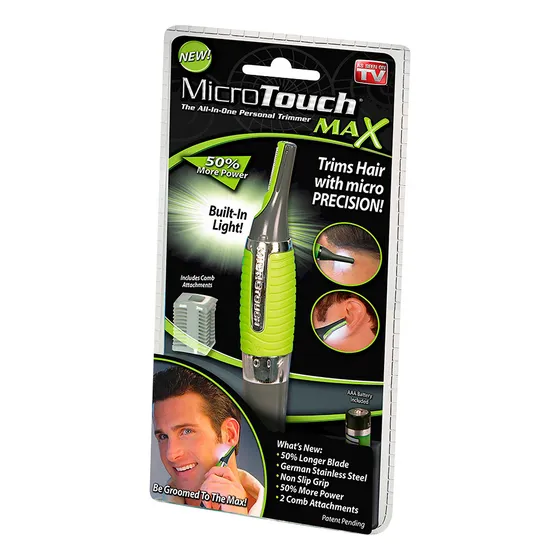 Corta Pelo Afeitadora Micro Touch Max Acero Inoxidable