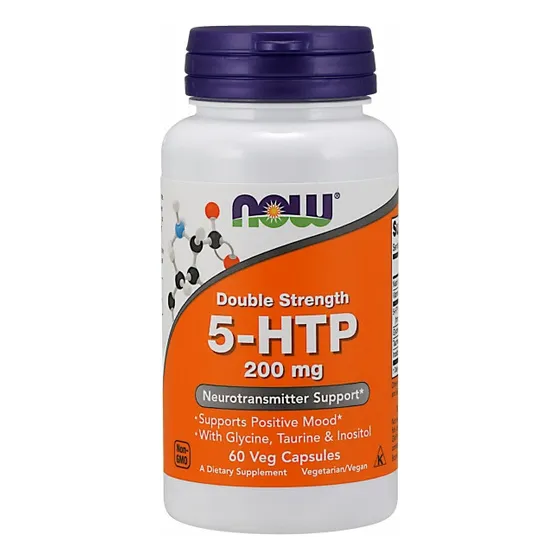 Suplemento De 5-htp De Now Foods, 200 Mg, 60 Cápsulas
