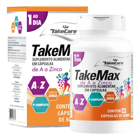 Suplemento Multivitamínico Takemax A À Zinco 60cps Suplemento Multivitamínico Takemax A À Zinco 60cps