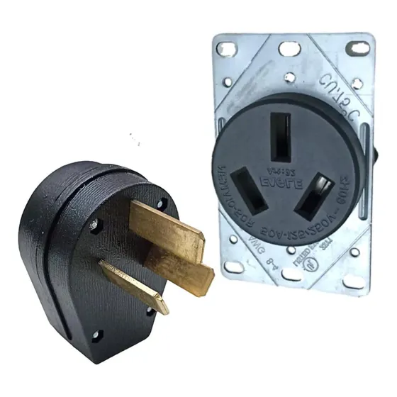 Enchufe Y Toma 220v 50amp 3 Polos Eagle