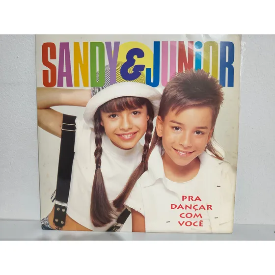 Lp Vinil Sandy E Junior Pra Dançar Com Você C Encarte Ótimo