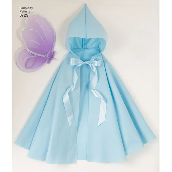 Simplicity Diseño Costura Para Capa Niño 8 Repuesto