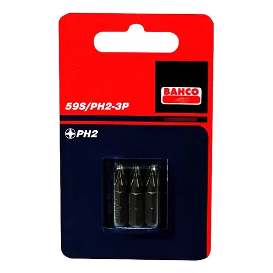 Puntas Phillips Atornillador Bahco 59s/ph3-3p 3 Piezas 