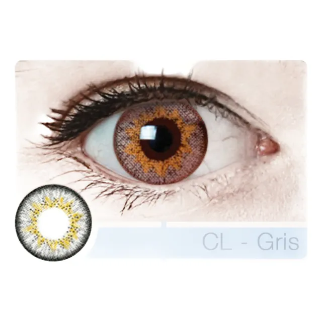Lente De Contacto Sin Aumento - Colores Gris