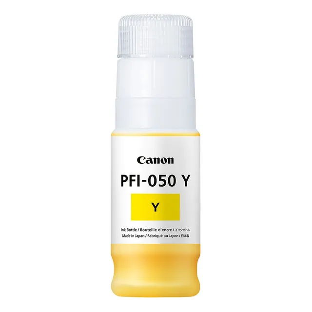 Tinta Canon Pfi-050y Amarilla Para Imageprograf Tc-20 | 70ml