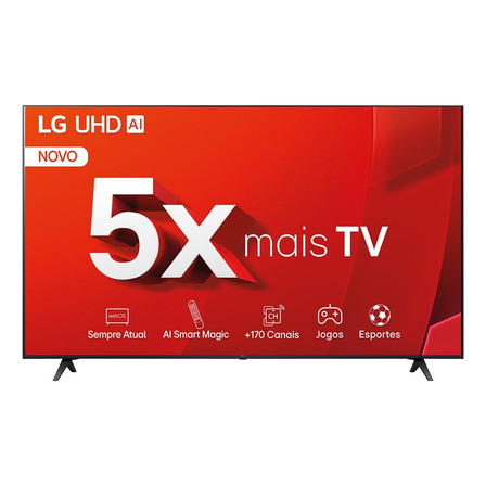 Smart TV LG 50" 4K UHD LED Alexa, ThinQ AI, HDR10, WebOS 24 Controle Smart Magic- 50UT8050 Smart TV LG 50" 4K UHD LED Alexa, ThinQ AI, HDR10, WebOS 24 Controle Smart Magic- 50UT8050